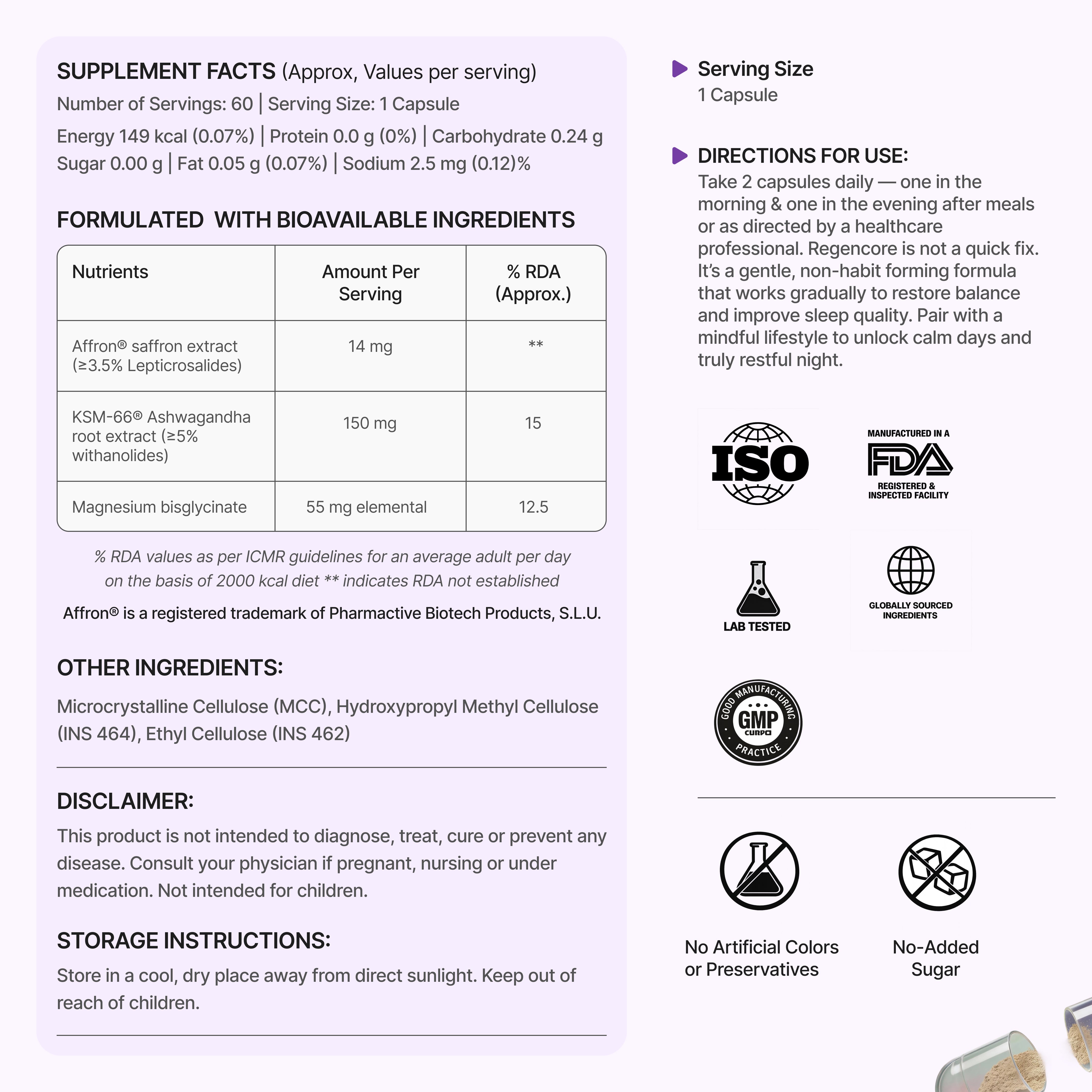 RegenCore™ | India’s first Stress & Sleep Capsules